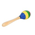 LittleLoot Wooden Baby Rattles Activity Toy – Handcrafted Non-Toxic Sensory Rattle for Infant Development – Colourful Sound-Making Toy for Early Motor Skills and Engagement - Image 2