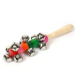 LittleLoot Wooden Rattle with Bell – Hand Crafted Sound Making Infant Toy for New-Born Babies and Kids – Non-Toxic, Eco-Friendly Wooden Rattles for Sensory Play, Motor Skill Development, and Musical Fun - Image 6