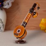LittleLoot Handcrafted Wooden Veena Miniature Traditional Musical Instrument Decorative Showpiece for Home and Office for Music Lovers and Art Enthusiasts - Eco-Friendly - Image 4