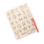 LittleLoot Educational Wooden Numbers & Shapes Tracing Board with Dummy Pencil - Reusable Writing Practice Board for Kids, Ideal for Handwriting, Number Learning & Creative Development - Image 3