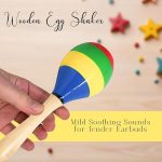 LittleLoot Wooden Baby Rattles Activity Toy – Handcrafted Non-Toxic Sensory Rattle for Infant Development – Colourful Sound-Making Toy for Early Motor Skills and Engagement - Image 5