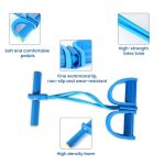 LittleLoot Yoga Pedal Puller Resistance Band for Exercise – Foot Pedal Tummy Trimmer & Abs Machine | Home Gym Equipment for Full Body Workout | Basic Yoga & Fitness Tool for Men & Women (Random Color) - Image 4