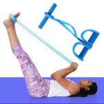 Yoga Pedal Puller Resistance Band for Exercise | Foot Pedal Tummy Trimmer & Abs Workout Machine | Home Gym Equipment for Full Body Fitness (Men & Women) - Image 9