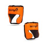 LittleLoot Snaga Kids Boxing Kit – Complete Set with Gloves, Adjustable Head Guard & Punching Bag – Durable PU – Orange & Black – Ages 3-10 – Unisex Boys & Girls (Black-Orange) - Image 6