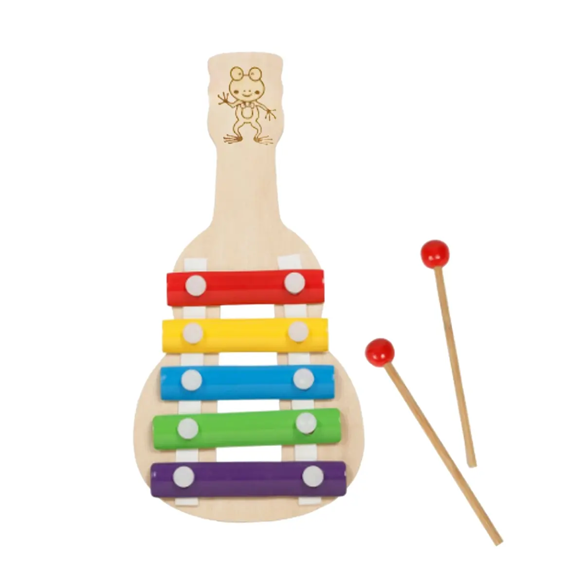 LittleLoot Handcrafted Wooden Xylophone for Kids – Non-Toxic, Eco-Friendly Musical Toy & First Sound Instrument for Early Learning, Sensory Development & Fun Play (Ages 4+) - Image 1