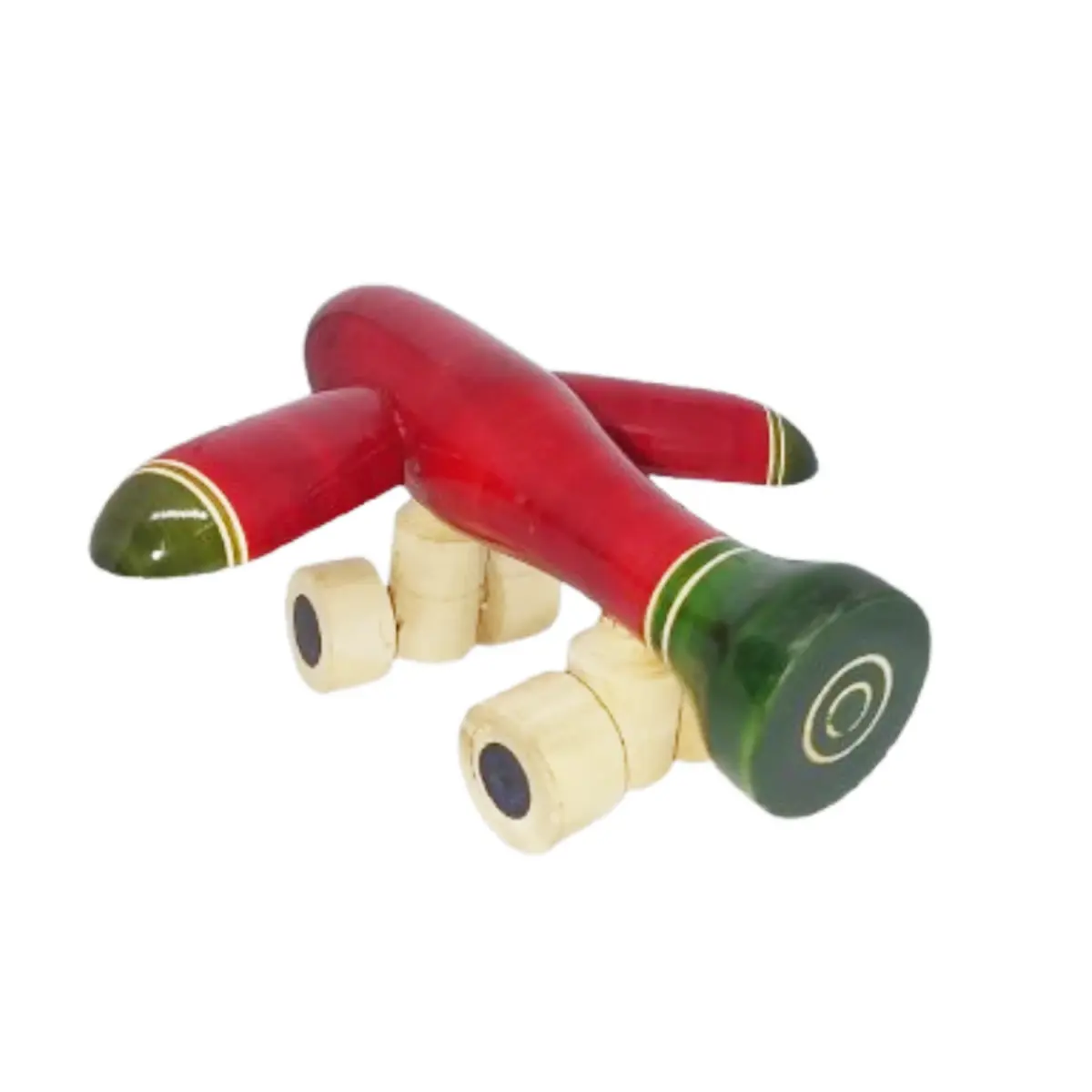 Wooden 3D Glider Aeroplane Toy for Toddlers – Handcrafted, Eco-Friendly & Non-Toxic Push Airplane Vehicle – Educational Toy for Motor Skill Development and Imaginative Play - Image 2